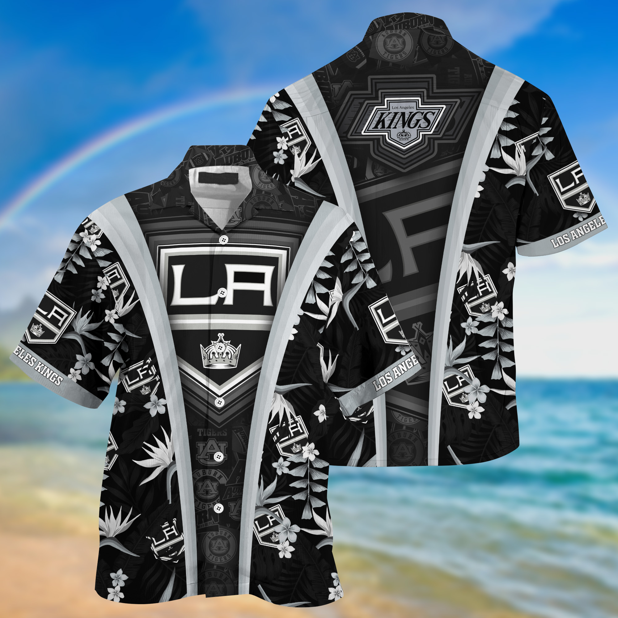 Los Angeles Kings Summer Hawaii Shirt And Shorts For Sports Fans NA32873