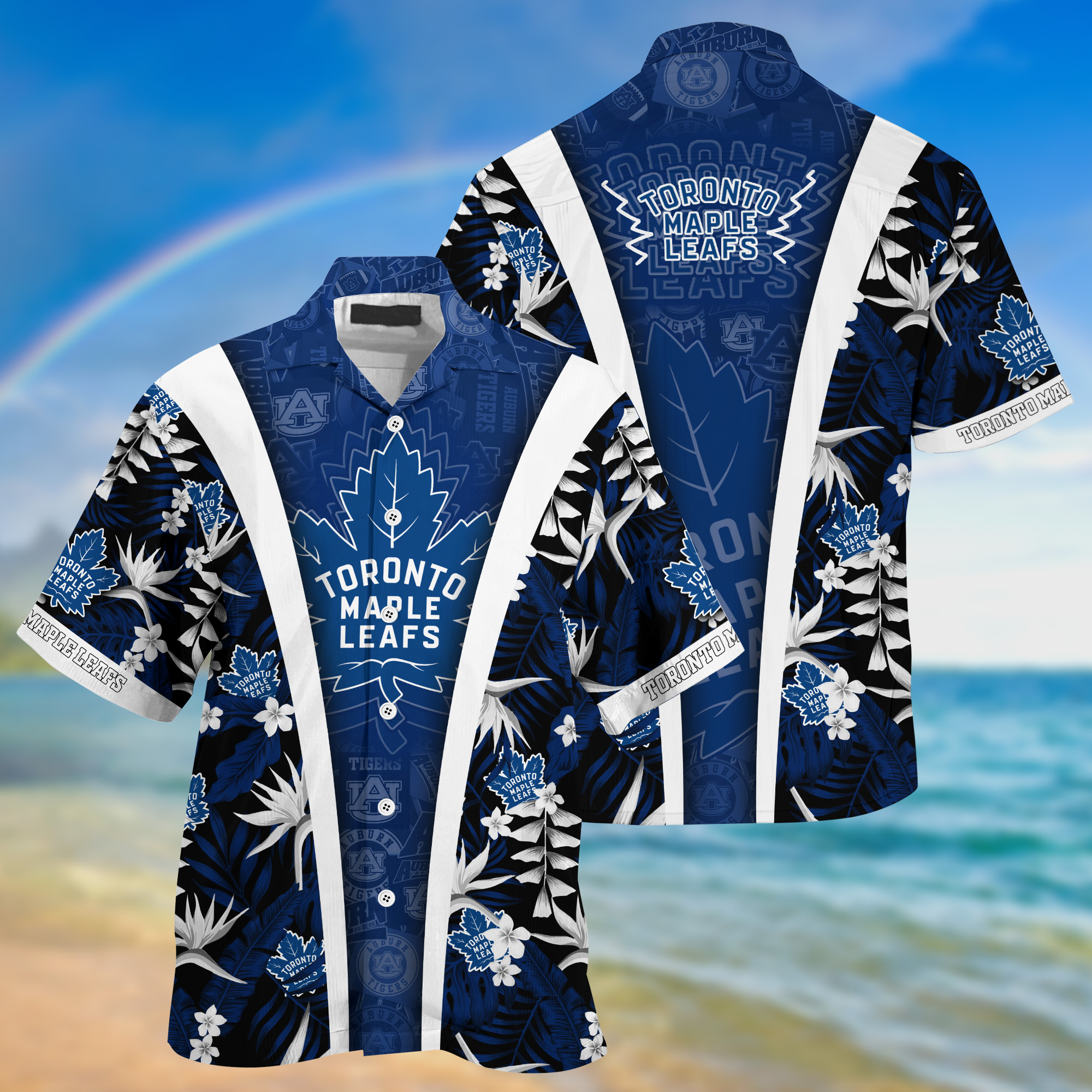 Toronto Maple Leafs Summer Hawaii Shirt And Shorts For Sports Fans NA32873